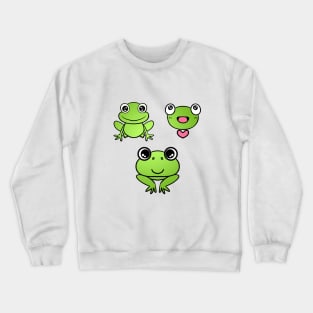 Super Mega Kawaii Frog Crewneck Sweatshirt